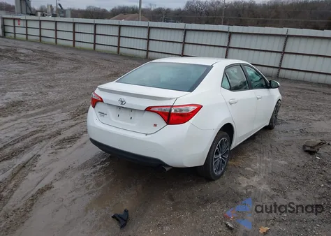 2014 Toyota Corolla S Plus from USA, damaged, VIN 5YFBURHE3EP063608